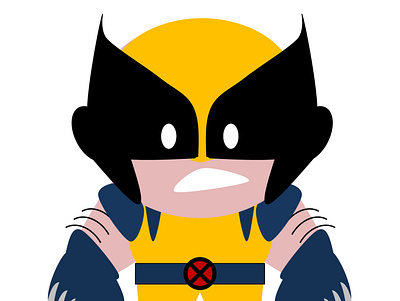 Lil Wolvie illustration james howlett logan marvel microsoft publisher scifismartass wolverine wolvie x men