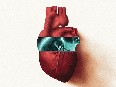 I HEART YOU design heart hearts illo illustration red vector