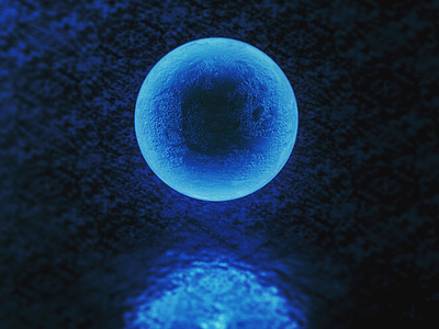 FROZEN 3d blue c4d design frozen ice illustration sphere