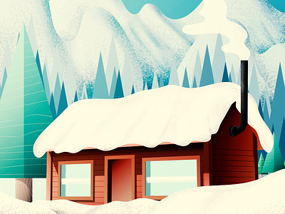 Winter Wonderland color holidays illustration illustrator winter