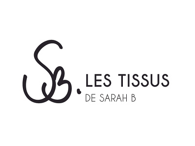 Les Tissus de Sarah B l Logo concept