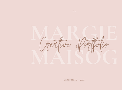 Cover | Portfolio design portfolio typography