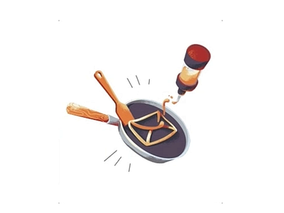 Cooking animation design gif illustration site vector web website