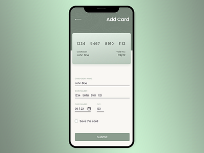 DAILY UI 002 - Credit Card Checkout
