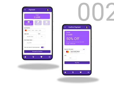 Credit card payment 002 dailyui design ui ux