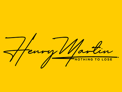 Handwritten signature logo