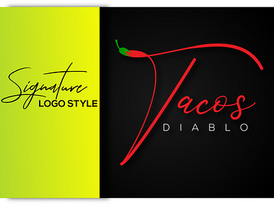 signature style branding calligraphy design handwritten illustration logo scripted signature vector