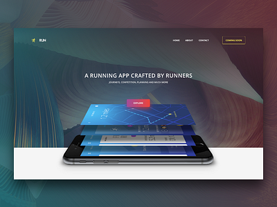 Running App Header