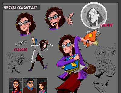 Teacher concept Art