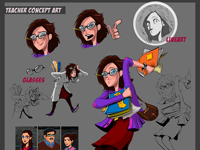 Teacher concept Art