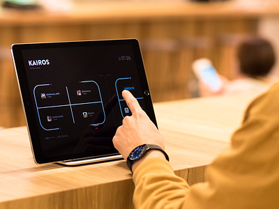 Kairos app ipad ui