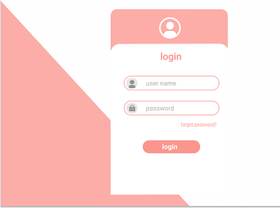 UI login form design ui ux