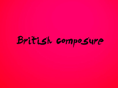 British composure british brush composure game typographical typography