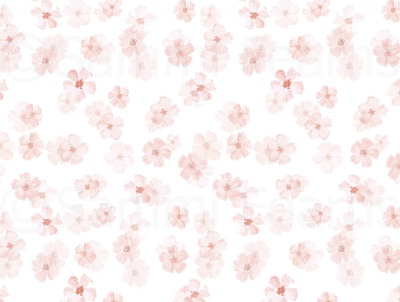 Blossom design illustration pattern print