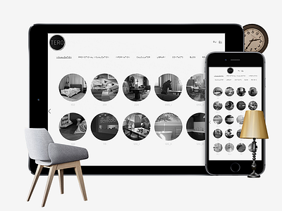 Tero.design - Interior design and visualization studio 3d adaptive animation canvas css3 html5 jquery parallax responsive