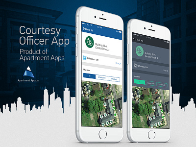 Courtesy Officer App — Product of Apartment Apps digital art uiux web design