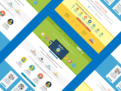 TypeFinder — Landing page design
