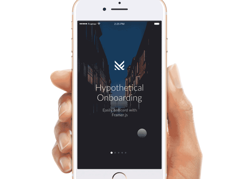 Onboarding framer interaction design ios ui ux