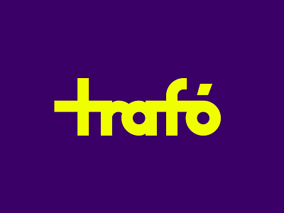 Trafó Logo branding logo