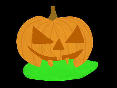 Puking Pumpkin cute halloween ill illustration pumpkin simple