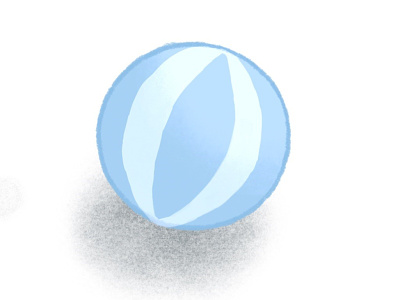 Blue Beach Ball