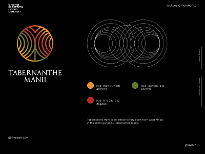 Tabernanthe Manii branding design graphic design interface logo ui ux web website
