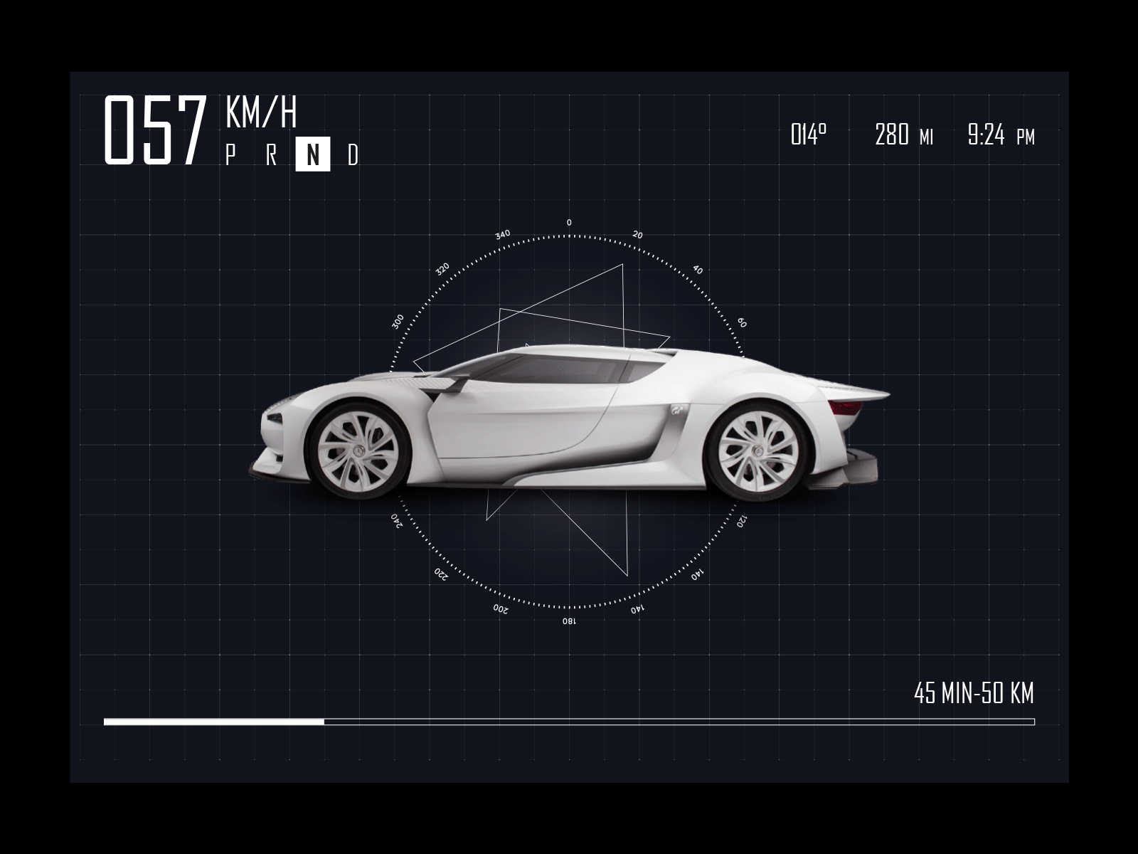 Dashboard Citroën animation car citroën concept dashboard dashboard for car interface interface for car motion graphics ui ux