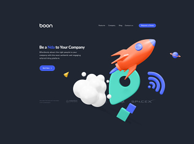 Boon boon design graphic design interface site ui ux web website