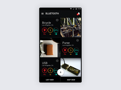 Proximity android app home interface mobile screen ui ux