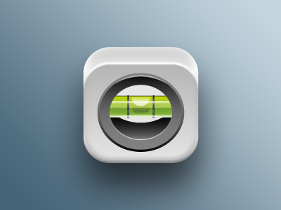 Level icon app art design icon interface ios level mobile skevomorfizm ui vector
