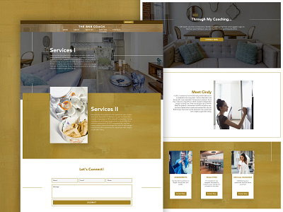 The Bnb Coach Website coach interface landing page site ui web web design website