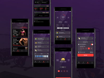 FitItUp app app app design design fitness fitness app interface ios mobile sport ui ux