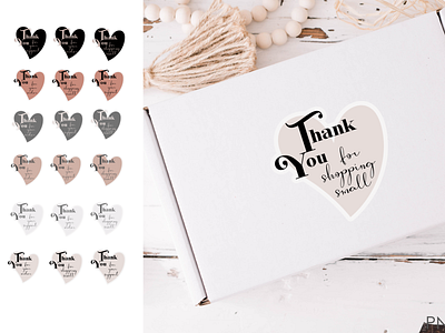 Small Business Thank You Packaging Stickers