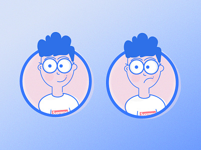 Happy/Sad character design emotions faces feelings happy illustration people sad