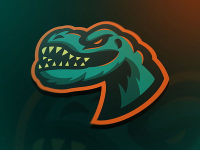 Dinosaur Mascot Logo Concept branding design graphic design illustration logo vector