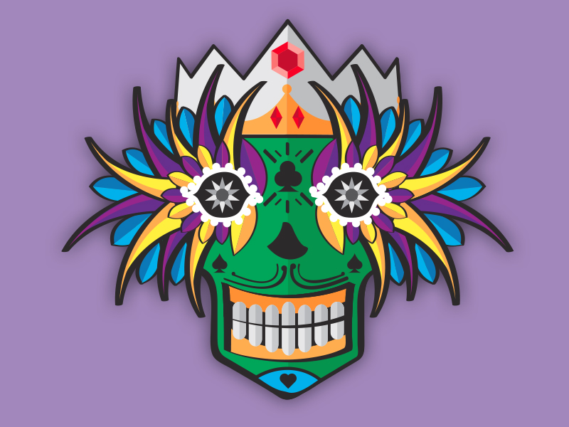 Mardi Gras Mask by Nicolas Toporcov on Dribbble