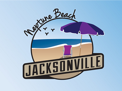 Jacksonville Areas - Neptune Beach badge beach cities city florida jacksonville neptune beach