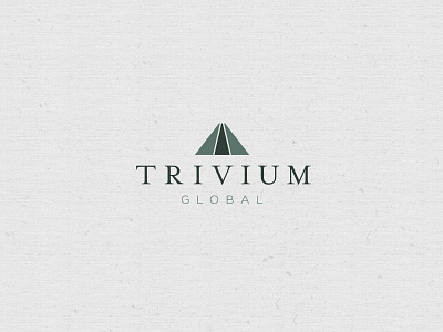 Trivium Global Logo logo three roads triangle trivium