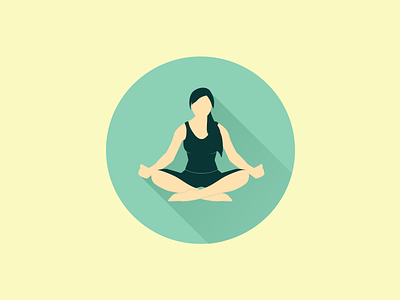 Yoga Icon icon infographic yoga