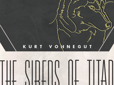 The Sirens of Titan book cover book cover kurt vonnegut personal redesign the sirens of titan