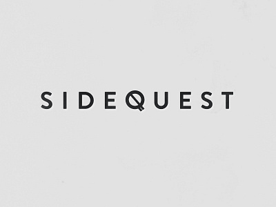 Sidequest Café branding brandon grotesque identity logo practice typography