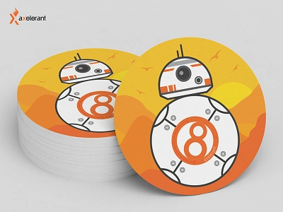 Drupal8 Bb8 Sticker bb8 dcd drupal8 illustration star wars sticker vector