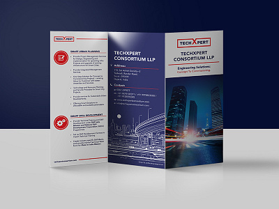 Trifold Brochure brochure collateral event it technology trifold