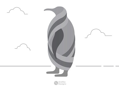 Penguin animal graphic graphic design illustration minimal penguin