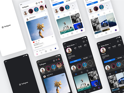 Instagram Minor Re-Branding app branding instagram rebranding ui ux