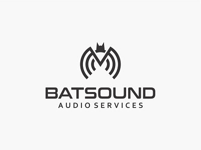 BatSound audio bat branding design dj graphic design hip hop logo music rock sound sound wave vector