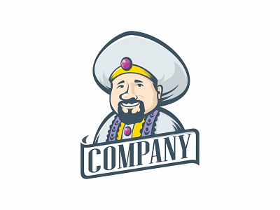 Aladdin Character Logo aladdin arab branding branding design cartoon design food graphic design illustration kids logo logo branding logo design middle east vector