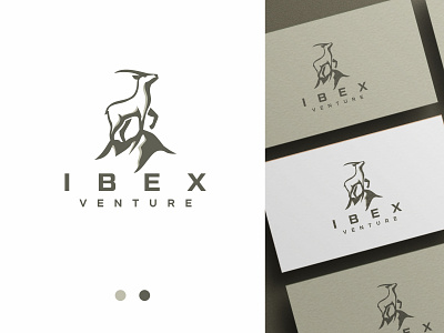 Ibex Venture animal design animal logo ibex logo ibex venture logo design]
