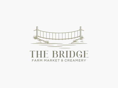 Hand Drawing Bridge Logo