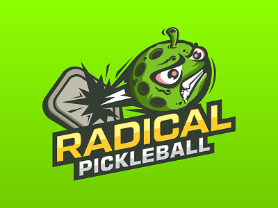Radical Pickleball pickleball logo sport logo